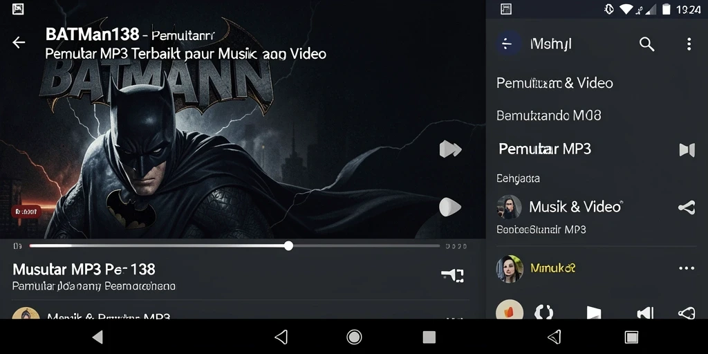 Tampilan antarmuka pengguna yang menarik dan intuitif dari BATMAN138.