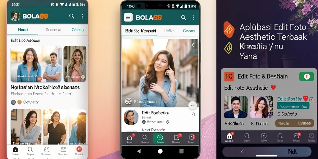 Antarmuka BOLA88 yang user-friendly untuk Edit Foto Aesthetic.