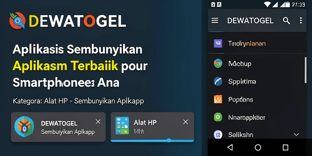 Tampilan antarmuka DEWATOGEL yang intuitif dan mudah digunakan.
