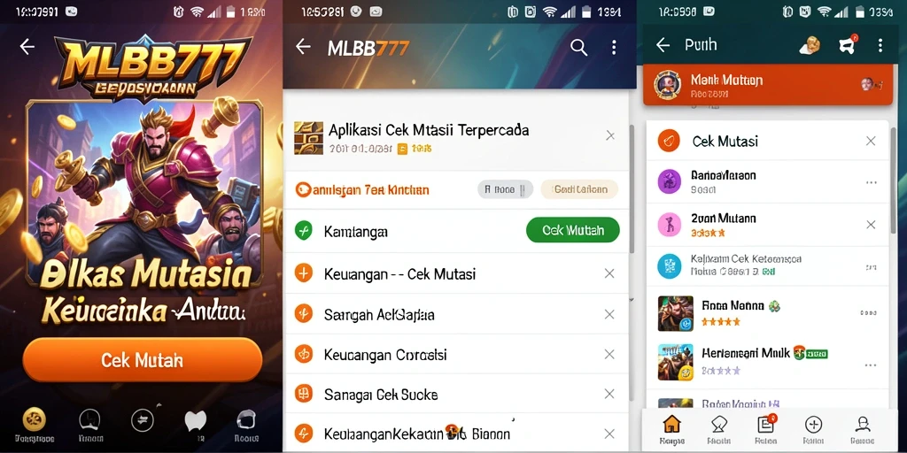 Tampilan antarmuka MLBB777 yang sederhana dan informatif untuk cek mutasi.