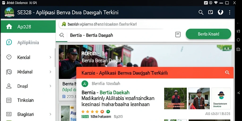 Tampilan antarmuka SE328 yang intuitif dan informatif.