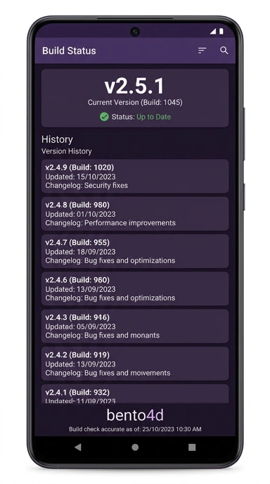 Riwayat Versi bento4d untuk Pengguna Android